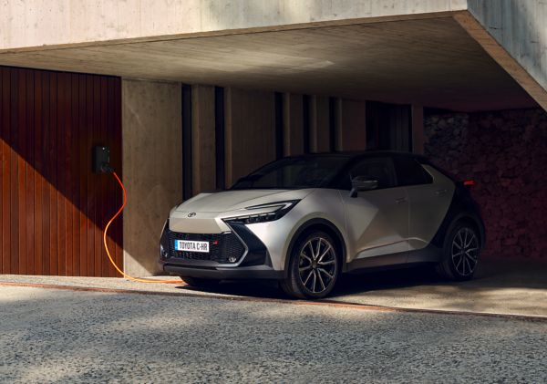 The sleek Toyota C-HR Plug-in Hybrid